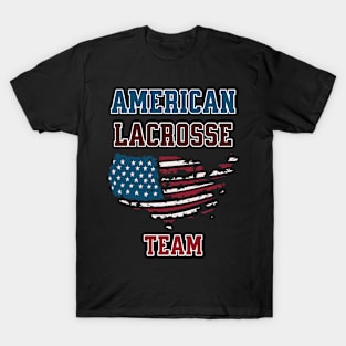 acrosse dad, love lacrosse, girls lacrosse, stx, lax gear, womens lacrosse, lacrossiraptor, lacrosse stick, lax, T-Shirt